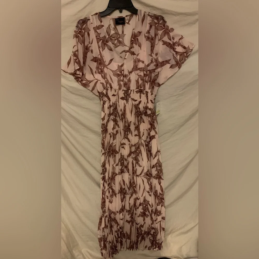 ✨⚡️💥New Taylor Dress Size 4 - (M) Floral Blush/Rose Pink - Picture 3 of 11